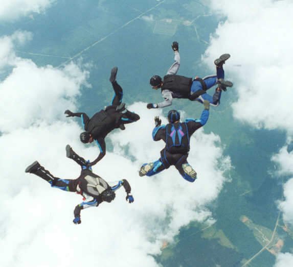 スカイダイビングの写真