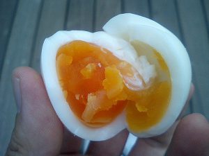 半熟卵の画像
