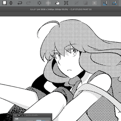 クリスタ Clip Studio Paint のトーン効果の使い方 Sharewis Press シェアウィズ プレス